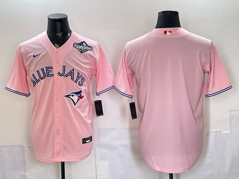 Men 2026 Toronto Blue Jays blank pink Game Nike MLB Jersey 06587010->toronto blue jays->MLB Jersey
